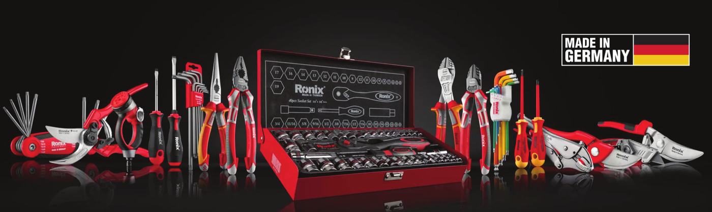 Ronix professional hand tool set, made in Germany
