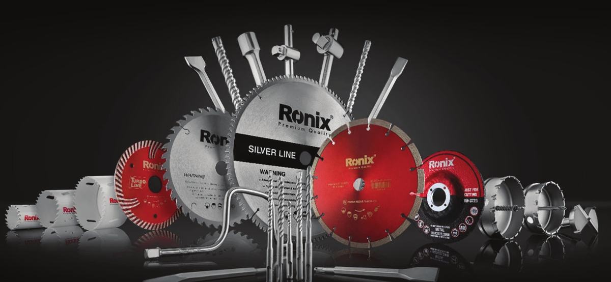Ronix saw blades, cutting discs and drill bits